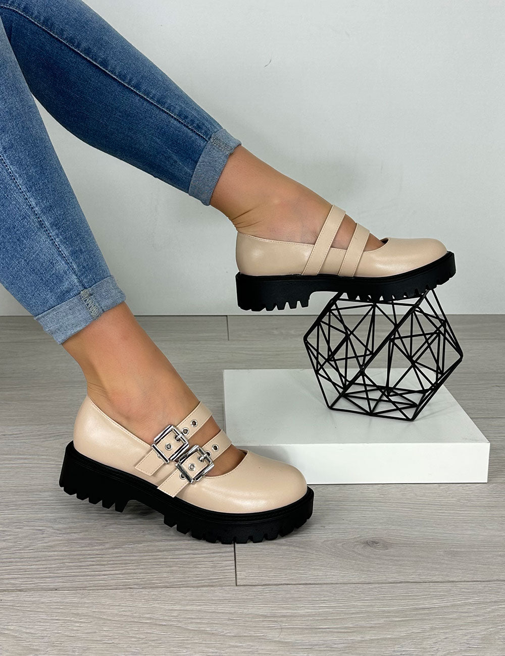 Sapatos Dina - Bege