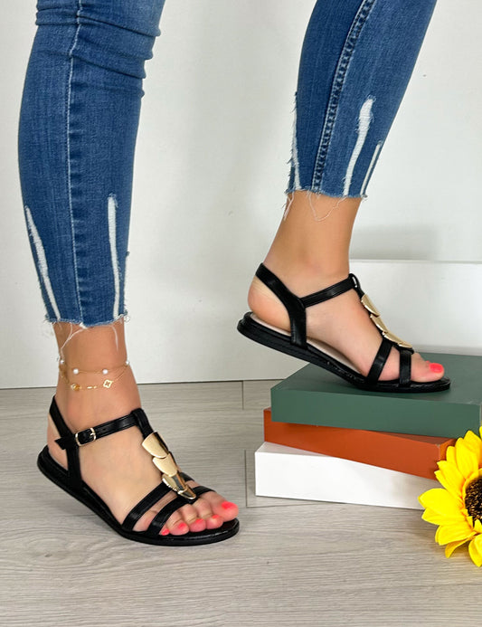 Sandalias Edu - Preto