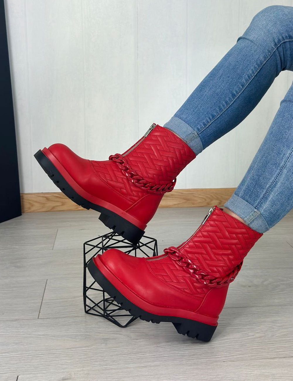 Botins Lilika - Vermelho