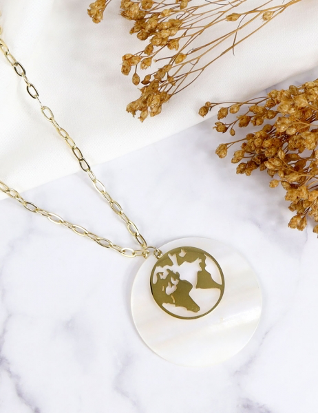 Colar World - Dourado