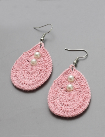 Pendientes de cerezas - rosa