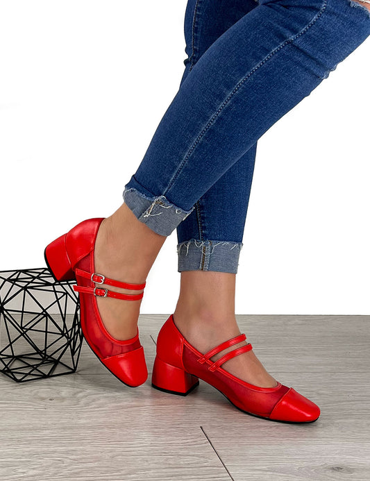 Sapatos Ginx - Vermelho