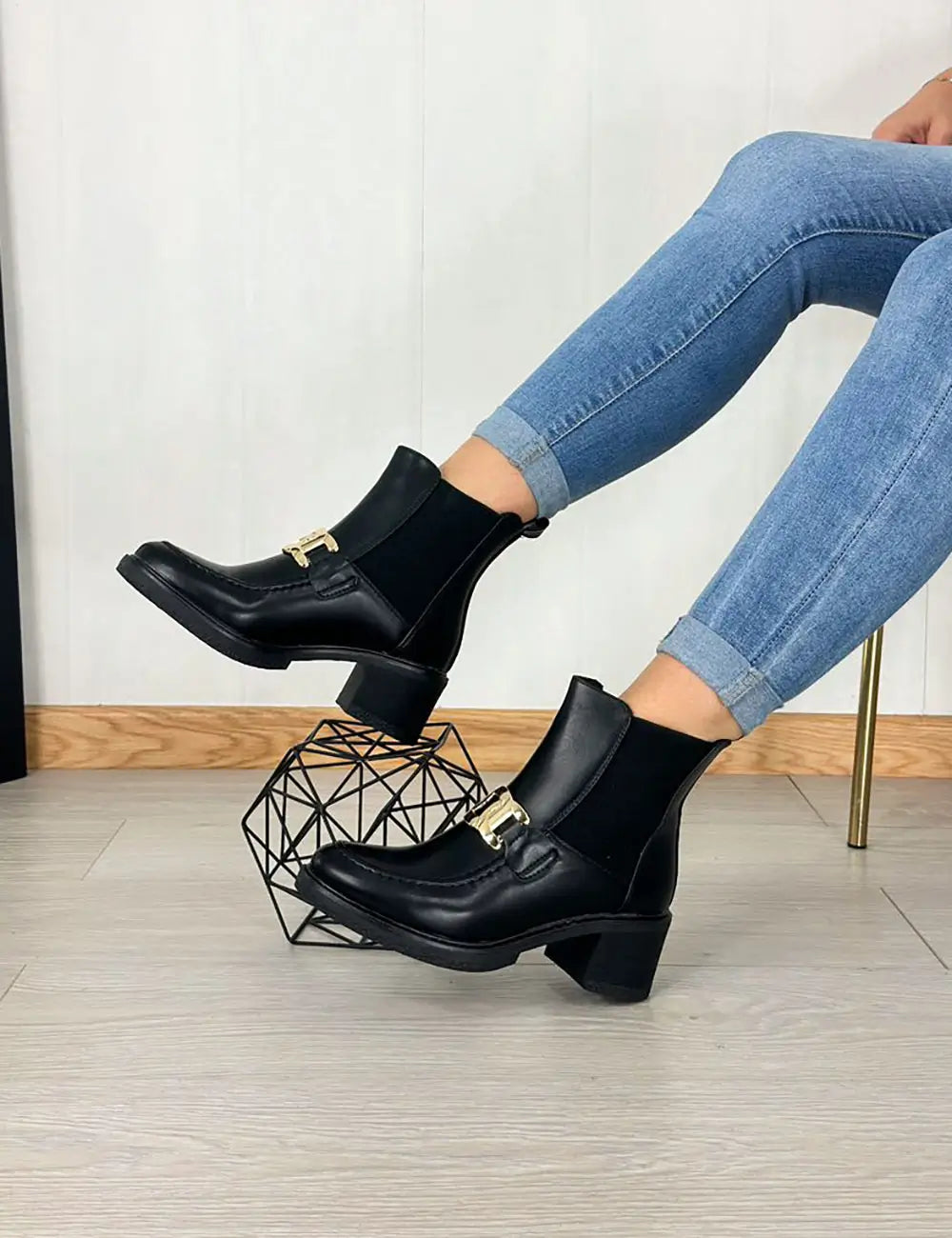 Botins Ideal - Preto