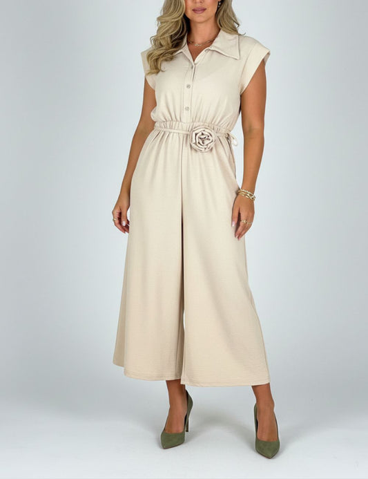 Macacão Susana - Bege