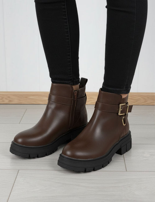 Botins Amparo - Castanho