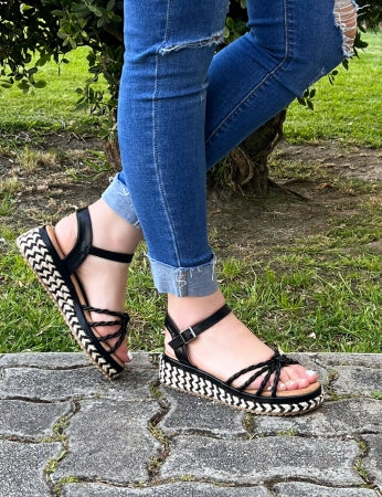 Sandalias Amande - Negras