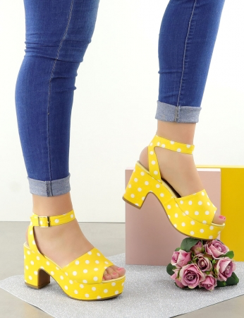 Sandálias Zulieka - Amarelo
