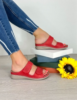 Sandálias Adilia - Vermelho