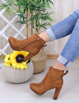 Botins Beijinho - Camel
