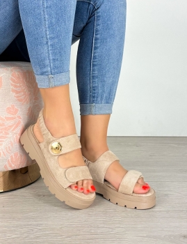 Sandalias Danny - Bege