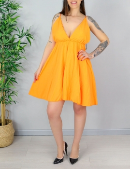 Vestido Dinora - Laranja