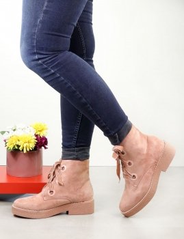 Botins Flamengo - Rosa