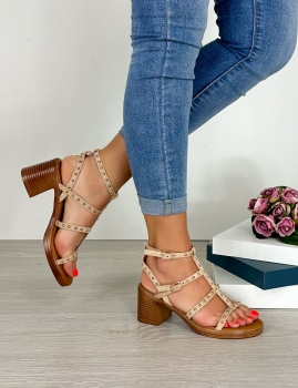 Sandalias Iris - Bege