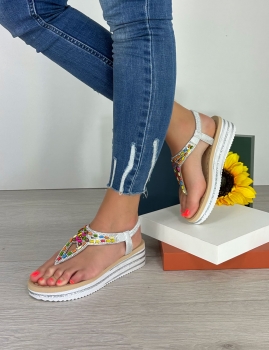 Sandalias Perla - Branco