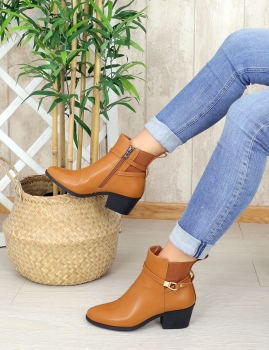 Botins Tango - Camel