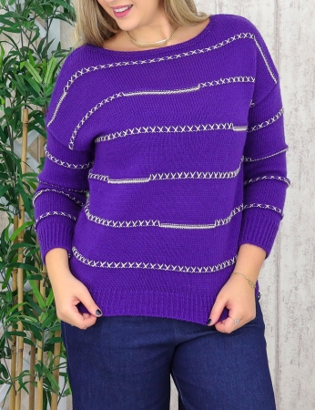 Camisola Bruxelas - Roxo