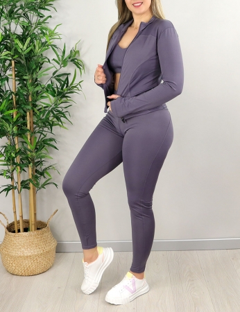 Conjunto Leaves - Lilas