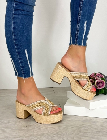 Sandalias Matilde - Bege