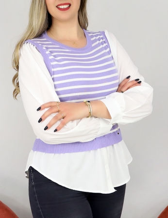 Blusa Mella - Lilás