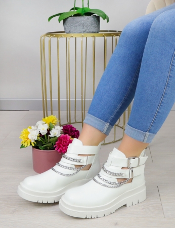 Botins Queens - Branco