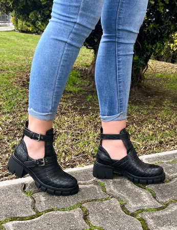 Botins Sheer - Preto