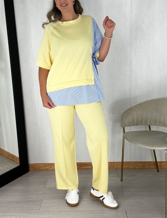 Conjunto Violeta - Amarelo