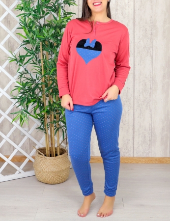 Pijama Zoe - Coral
