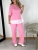 Conjunto Violeta - Rosa