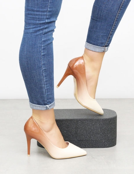 Sapatos bege deals