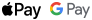 Pagamento por Apple Pay ou Google Pay